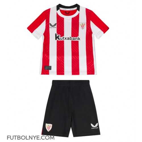 Camiseta Athletic Bilbao Primera Equipación para niños 2024-25 manga corta (+ pantalones cortos)